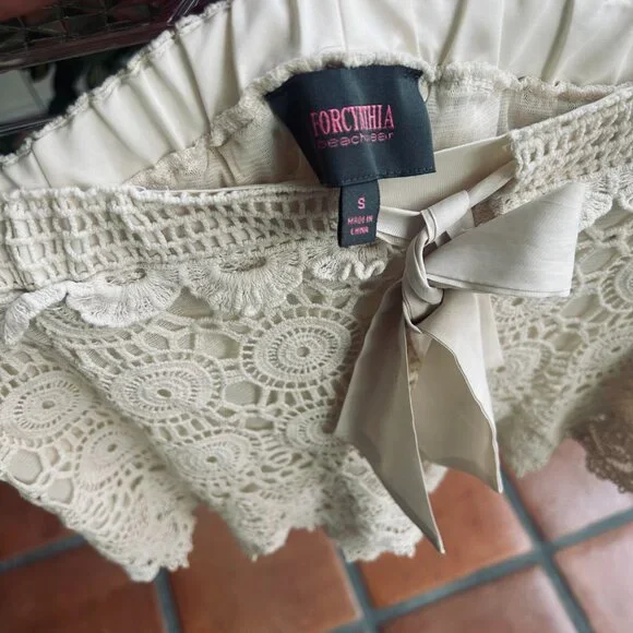 FORCYNTHIA crochet beach shorts - Picture 4 of 4